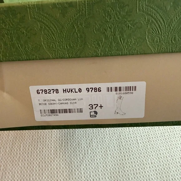 Gucci Women's GG Knee-high Boot in Tan w/ Box - Picture 2 of 7